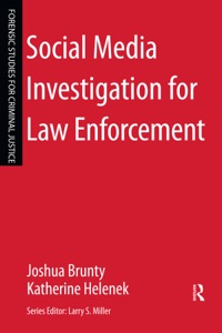 Imagen de portada: Social Media Investigation for Law Enforcement 1st edition 9781138141902