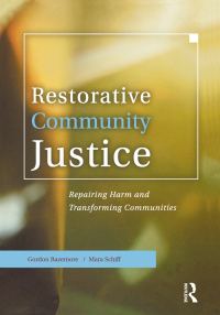 Cover image: Restorative Community Justice 1st edition 9781583605066