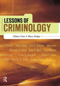 Cover image: Lessons of Criminology 1st edition 9781583605127