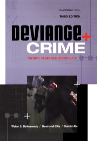 Cover image: Deviance and Crime 3rd edition 9781138165533