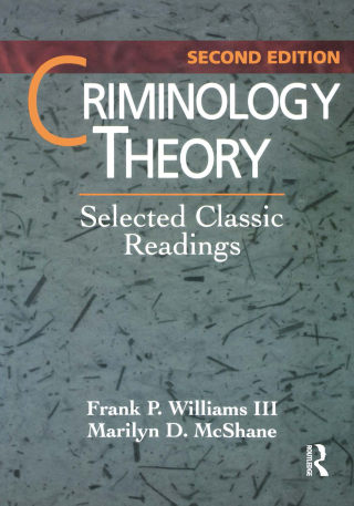 Cover image: Criminology Theory 2nd edition 9781138136410