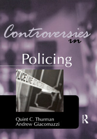 Imagen de portada: Controversies in Policing 1st edition 9781138173804