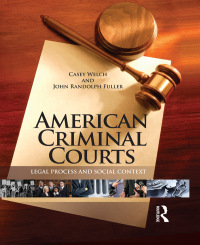 Immagine di copertina: American Criminal Courts 1st edition 9781455725991