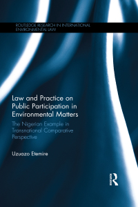 Immagine di copertina: Law and Practice on Public Participation in Environmental Matters 1st edition 9781138998339