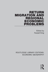 Cover image: Return Migration and Regional Economic Problems 1st edition 9781138854369