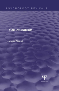 Cover image: Structuralism (Psychology Revivals) 1st edition 9781138853980