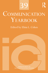 Omslagafbeelding: Communication Yearbook 39 1st edition 9781138853843