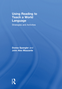 Cover image: Using Reading to Teach a World Language 1st edition 9781138853515