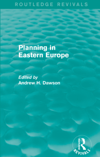 Imagen de portada: Planning in Eastern Europe (Routledge Revivals) 1st edition 9781138853348