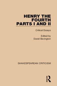Titelbild: Henry IV, Parts I and II 1st edition 9781138849600