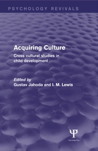 صورة الغلاف: Acquiring Culture (Psychology Revivals) 1st edition 9781138848894