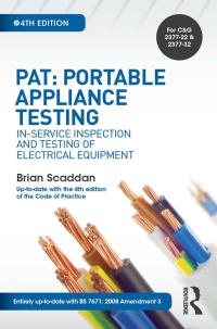 Imagen de portada: PAT: Portable Appliance Testing 4th edition 9781138849297