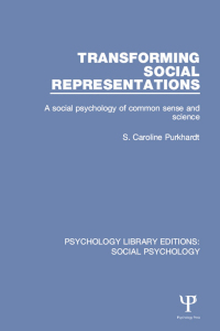 Cover image: Transforming Social Representations 1st edition 9781138848986