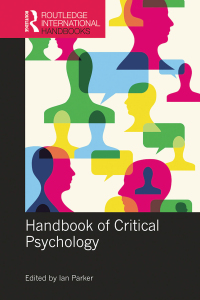 Imagen de portada: Handbook of Critical Psychology 1st edition 9781848722187