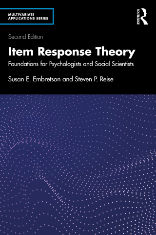 Imagen de portada: Item Response Theory 2nd edition 9780805853025