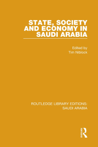 Cover image: State, Society and Economy in Saudi Arabia (RLE Saudi Arabia) 1st edition 9781138846753