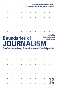 صورة الغلاف: Boundaries of Journalism 1st edition 9781138017849