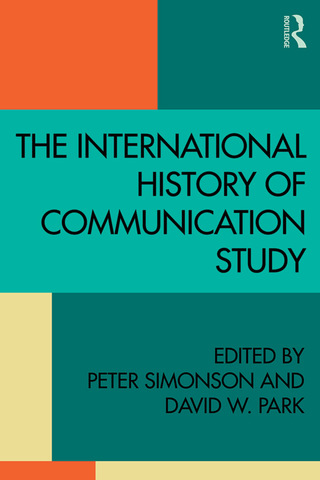 Cover image: The International History of Communication Study 1st edition 9781138846036