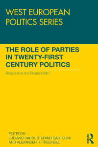 Cover image: The Role of Parties in Twenty-First Century Politics 1st edition 9780367738761