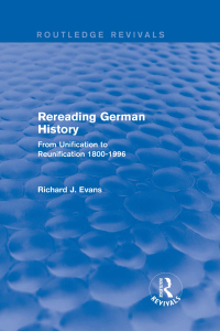 Cover image: Rereading German History (Routledge Revivals) 1st edition 9781138845497