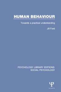 Cover image: Human Behaviour 1st edition 9780367475918