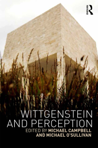 Cover image: Wittgenstein and Perception 1st edition 9781138574021