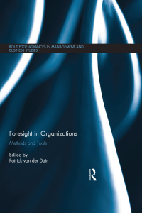 Imagen de portada: Foresight in Organizations 1st edition 9781138844919