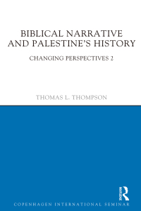 Cover image: Biblical Narrative and Palestine's History 2nd edition 9780367872175