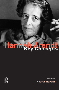 Cover image: Hannah Arendt 1st edition 9781844658084