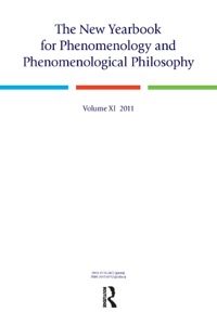 Imagen de portada: The New Yearbook for Phenomenology and Phenomenological Philosophy 1st edition 9781844655397