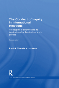 Imagen de portada: The Conduct of Inquiry in International Relations 2nd edition 9781138842670