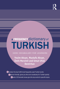 Imagen de portada: A Frequency Dictionary of Turkish 1st edition 9781138839656
