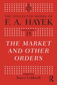 Imagen de portada: The Market and Other Orders 1st edition 9781138775596