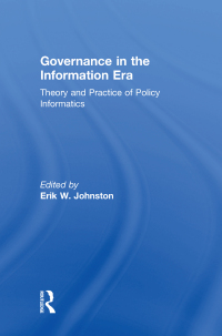 Cover image: Governance in the Information Era 1st edition 9781138832077