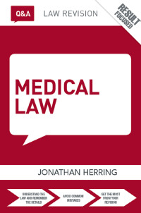 Immagine di copertina: Q&A Medical Law 3rd edition 9781138831018