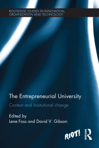 Cover image: The Entrepreneurial University 1st edition 9781138743540