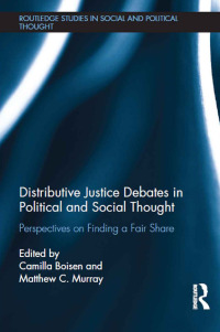 Imagen de portada: Distributive Justice Debates in Political and Social Thought 1st edition 9781138829763