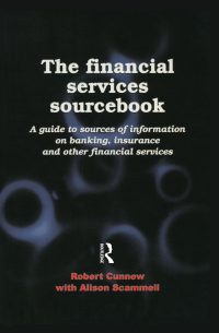 Imagen de portada: The Financial Services Sourcebook 1st edition 9781138439511