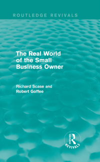 Imagen de portada: The Real World of the Small Business Owner (Routledge Revivals) 1st edition 9781138829435