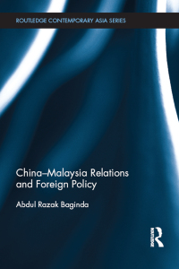 Imagen de portada: China-Malaysia Relations and Foreign Policy 1st edition 9781138493308