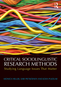 Imagen de portada: Critical Sociolinguistic Research Methods 1st edition 9781138825895