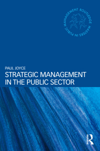 Cover image: Strategic Management in the Public Sector 1st edition 9780415527620