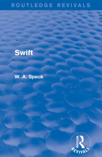 Omslagafbeelding: Swift (Routledge Revivals) 1st edition 9781138823709