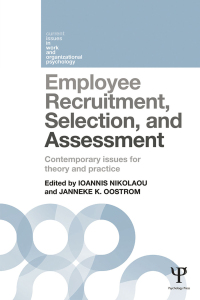 صورة الغلاف: Employee Recruitment, Selection, and Assessment 1st edition 9781138823259