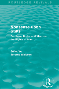 Omslagafbeelding: Nonsense upon Stilts (Routledge Revivals) 1st edition 9781138822443