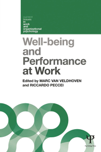 Immagine di copertina: Well-being and Performance at Work 1st edition 9781848721630