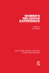 صورة الغلاف: Women's Religious Experience 1st edition 9781138821170