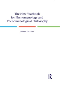 表紙画像: The New Yearbook for Phenomenology and Phenomenological Philosophy 1st edition 9781138819900
