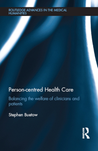 Omslagafbeelding: Person-centred Health Care 1st edition 9781138819771