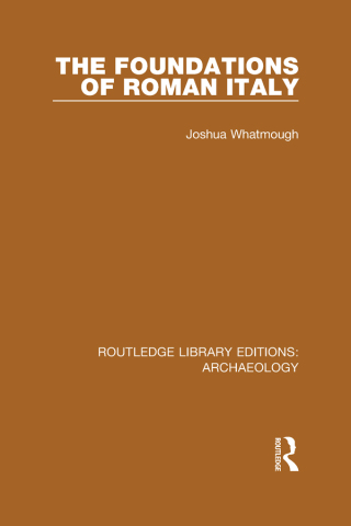 表紙画像: The Foundations of Roman Italy 1st edition 9781138818132
